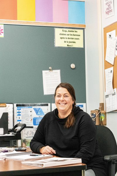 Cindy Veillette, enseignante d’anglais à la Cité étudiante Polyno — La Sarre, CSS Lac-Abitibi, Abitibi-Ouest